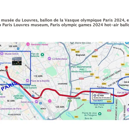 Duplex - Paris Disneyland Apartamento Fontenay-sous-Bois