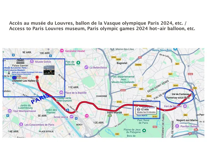Duplex - Paris Disneyland Apartamento Fontenay-sous-Bois